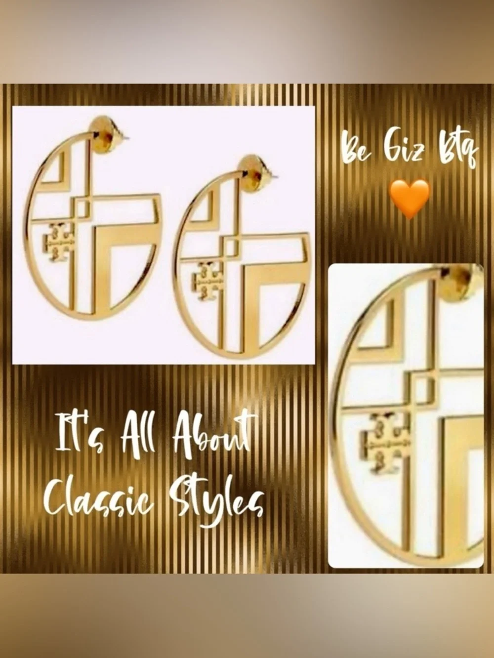 🔥🔥Tory Burch Authentic Earrings At Awesome Prices To Buy Now & Save